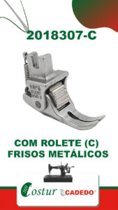 Calcador Com Rolete (c) - Frisos Metalic