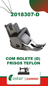 Calcador Com Rolete (d) - Frisos Teflon
