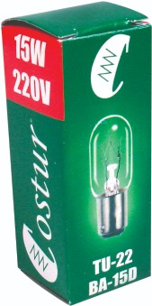 Lampada Baioneta Curta 220V TU22-BA15D