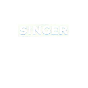 Adesivo Para Singer Branco  12 Unidades  (195)