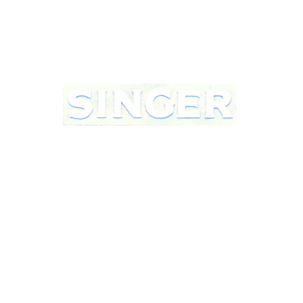 Adesivo Para Singer Branco  12 Unidades  (195)
