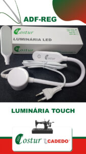 Luminaria Com Leds De Luminosidade Toque