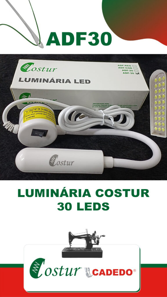 Luminaria Com 30 Leds Haste Flexivel