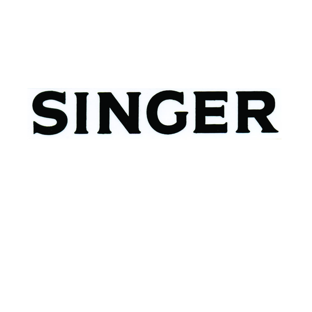 Adesivo Preto 4 Unidades  193  Para Singer