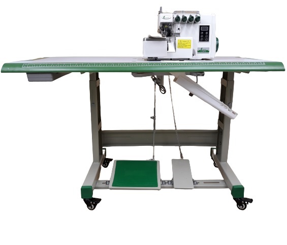 Máquina de Costura Industrial Costur Overloque Ponto-Cadeia 4 Fios Direct Drive 220V