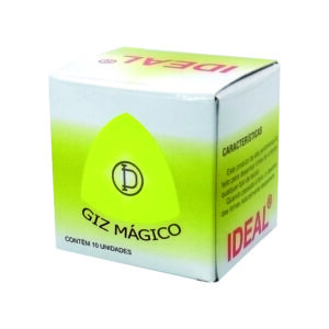 Giz Magico Amarelo Caixa Com 10 Unidades