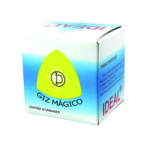 Giz Magico Azul Caixa Com 10 Unidades