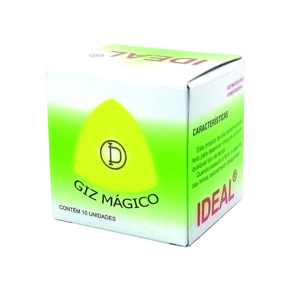 Giz Magico Sortido Caixa Com 10 Unidades
