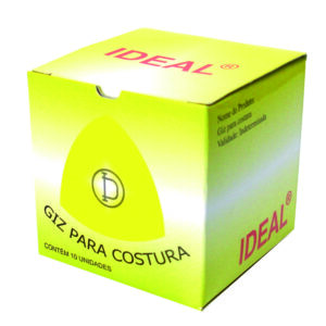 Giz Em Pedra Amarelo Caixa Com 10 Unidades