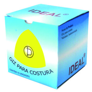 Giz Em Pedra Azul Caixa Com 10 Unidades