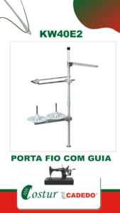 Porta Fio 2 Cones Em L Com Guia