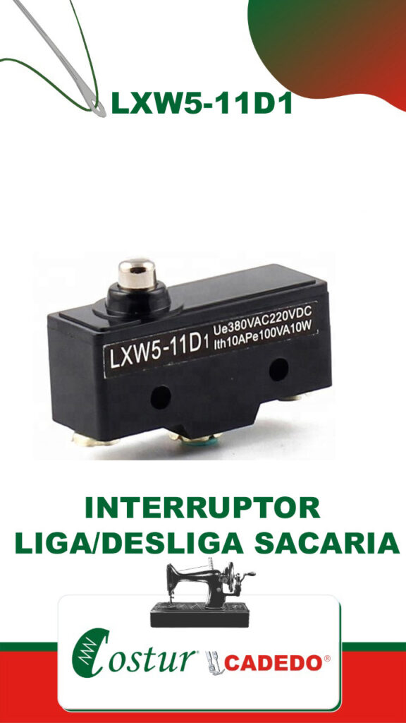 Interruptor Liga/desliga Sacaria