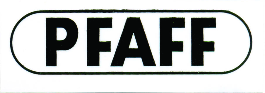 Adesivo Pfaff Preto 4 Unidades  180