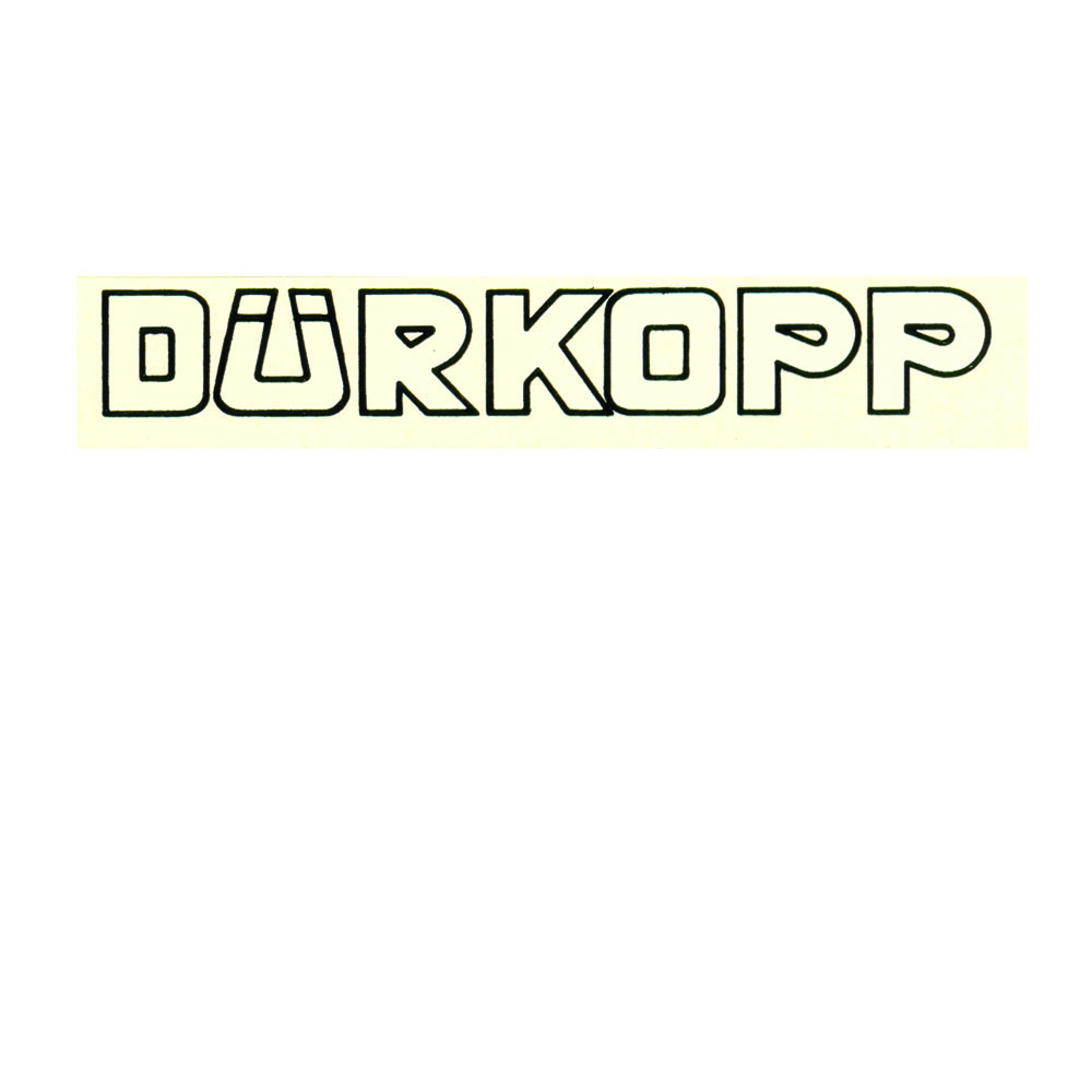 Adesivo Durkopp 5 Unidades Branco    135)
