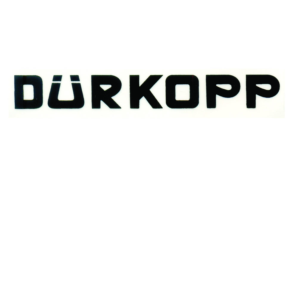 Adesivo Durkopp Preto 5 Unidades  132