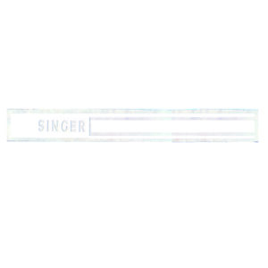 Adesivo Para Singer Indust.  Branco  2 Unid.(206)