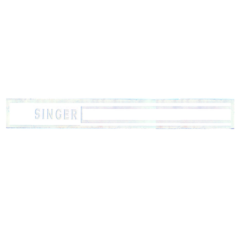 Adesivo Para Singer Indust.  Branco  2 Unid.(206)
